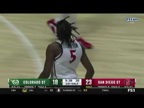HIGHLIGHTS: Colorado State at San Diego State Men's Basketball 1/28/26