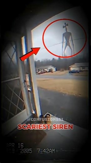 Scariest Siren Sounds That Feel Like a Warning😨 #shorts