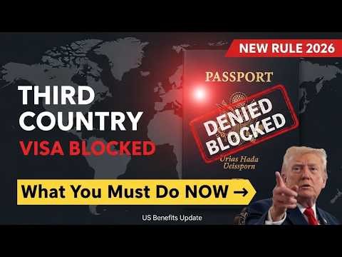 🚨 U.S. Visa Rule CHANGED! No More Third-Country Appointments – What You Must Do NOW (March 2026)