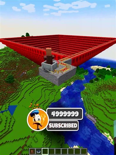 Minecraft Particle Accelerator...🤯 (World's Smallest Violin) #minecraft #shorts