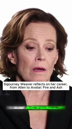 Sigourney Weaver reflects on her career, from Alien to Avatar: Fire and Ash #sigourneyweaver #alien #avatar #filmhistory #actorinterview