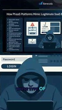 Phishing as a Service :The Sophisticated Cybercrime Threat Unveiled #shorts #BarracudaONEplatform
