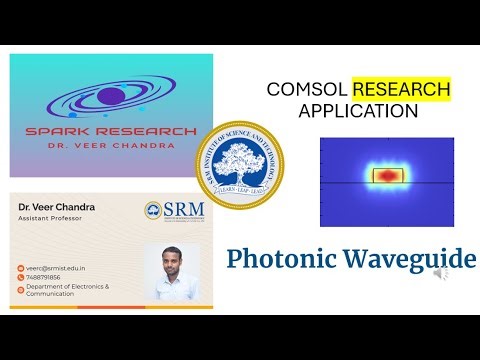 photonic waveguide design///COMSOL RESEARCH APPLICATION