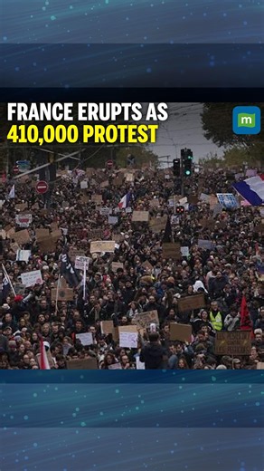 France Protests See 410,000 Take To Streets, 1,300 Arrests And Fires Reported
