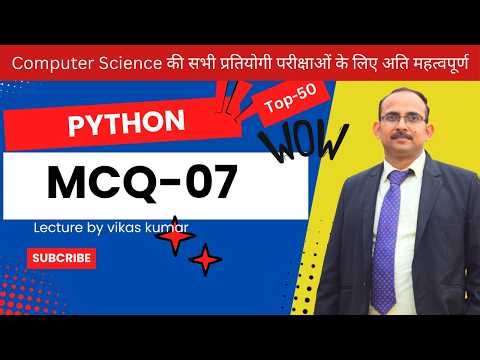 Python Fundamentals Test | 50 MCQs on Indentation, Syntax & Algorithms | Most Expected