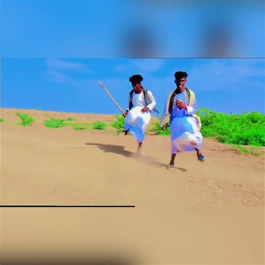 Beja Tribe Knee Dance Battle in Desert | Sudanese Cultural Dance - Eastern Sudan