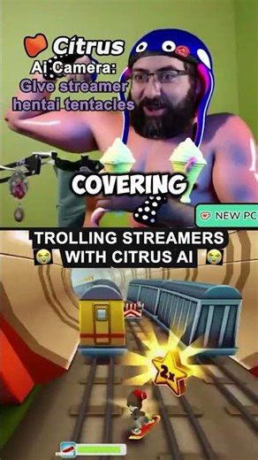 DIABOLICALLY TROLLING TWITCH STREAMERS with funny AI camera filters! 🤣🤣 #livefail #livestreamfail