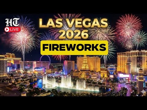 Las Vegas fireworks 2026 LIVE: Nevada rings in the new year | New Year Celebrations | US News live