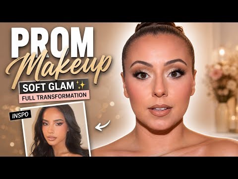 PROM MAKEUP 2026 💄 Soft Glam + Full Tutorial for Beginners ✨ Long-Lasting & Flawless