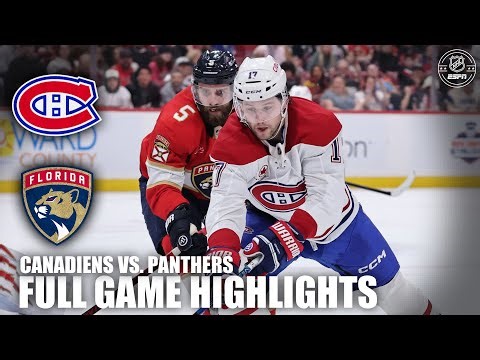 Montreal Canadiens vs. Florida Panthers | Full Game Highlights | ESPN NHL