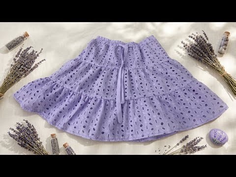 DIY Sewing and Craft Ideas 🪡 Turning Fabric Scraps into Amazing Skirts