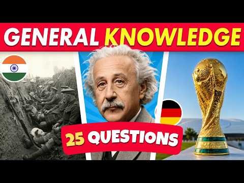 Can You Pass This General Knowledge Quiz? 🧠 | 25 Questions Challenge 🙂