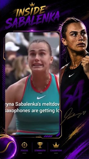 Sabalenka’s Meltdown… But the Saxophones Keep Playing 😂🎷