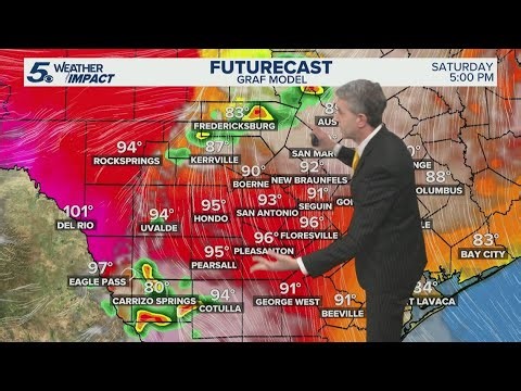 Isolated storms possible Friday and Saturday | KENS 5 Weather Impact Forecast