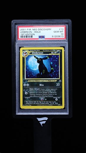 2001 Pokemon Neo Discovery 1st Edition Holo Umbreon #13 PSA 10 GEM MINT