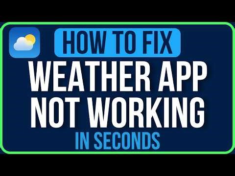 IPHONE WEATHER APP NOT WORKING [FIXED] | Fix Weather App Not Working on iPhone Problem