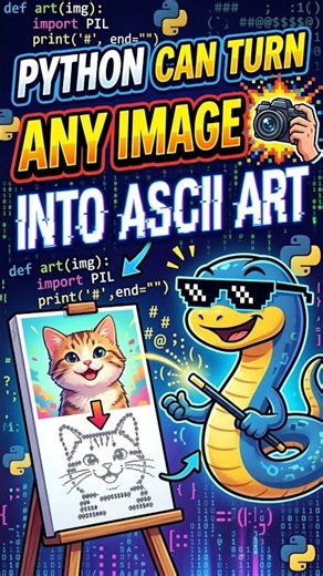 Python Can Turn ANY Image Into ASCII Art 🤯🐍