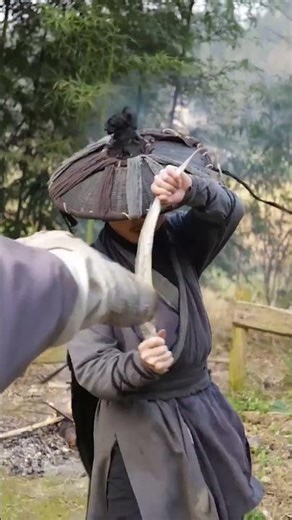 Wow! A Kung Fu couple is learning martial arts! #food #cooking#shorts #kungfu