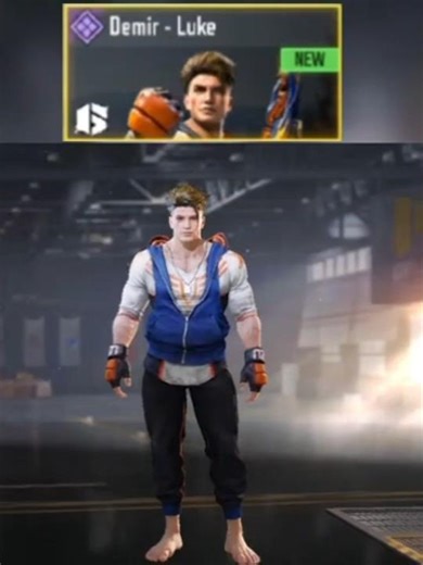 Demir- Luke | IP Collaboration Reward | New Free Skin| | #codm #callofduty #emote