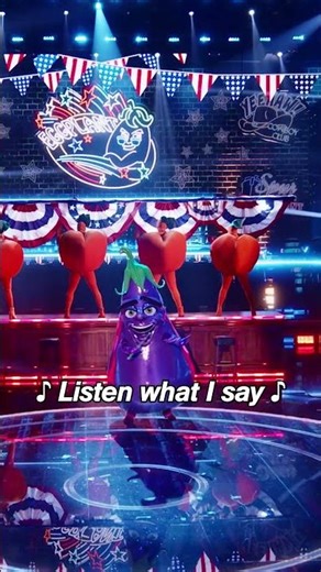 he brought BIG eggplant energy 🍆😮‍💨 #themaskedsinger