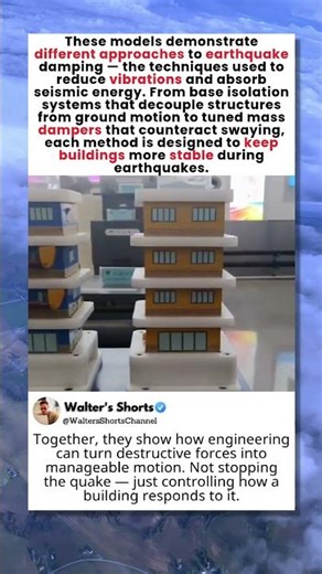 How Buildings Survive Earthquakes 😳🏗️