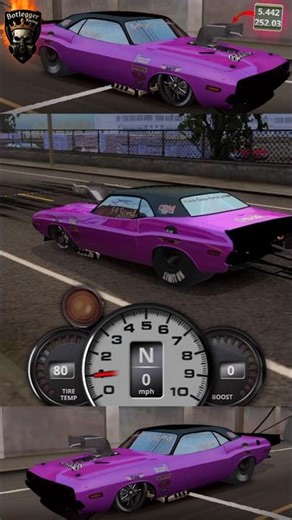 Latest Tune Dodge Challenger 5.4 second in 1/4 mile nolimit 2 V2.13.2 #nolimit2tune #dodgechallenger