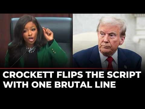 Jasmine Crockett LIVE: Calls Congress 'Cowards' Over Trump-Epstein Ties, Drops Truth Bombs In Speech