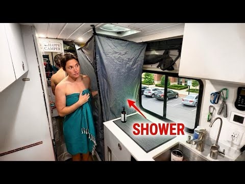 Stealth Van Camping Alone In a Small Town