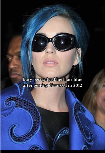 Katy Perry's Iconic Blue Hair Transformation in 2012