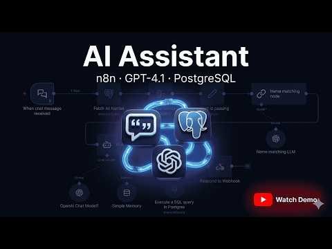 AI-Powered Budget & Labor Assistant for a SaaS Platform (n8n + GPT-4.1 + PostgreSQL)