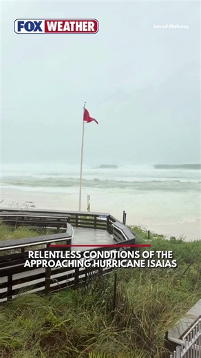 The Intense Conditions Of The Approaching Category 2 Hurricane Isaias Continue To Inch Closer