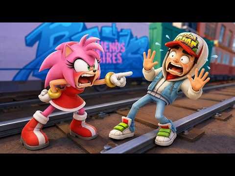 Amy VS Jake, 𝗪𝗛𝗢 𝗜𝗦 𝗙𝗔𝗦𝗧𝗘𝗥❓Subway Surfers Buenos Aires VS Sonic Dash Run, Sonic The Hedgehog Runner