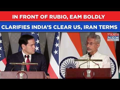 Jaishankar Boldly Talks About India’s Strong Iran, Israel, US Ties In Front Of Marco Rubio | Watch