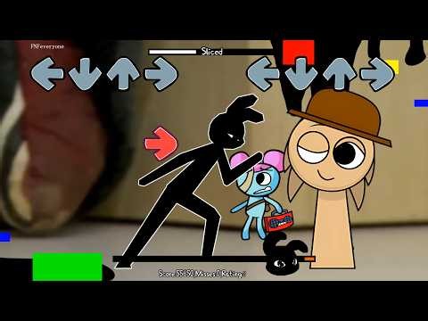 [SWAP] FNF Animal Hospital Stalker x All Sprunki Sings Sliced Pibby Song -Incredibox Sprunki FNF Mod