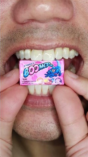 ASMR | Strawberry🍓Flavour | BOOMER Bubble Gum #doctortristanpeh #asmr #shorts #asmrsounds