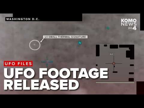 UFO FILES: 35 minutes of 'newly released' footage released last week under Trump, Department of War