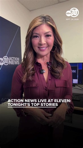 Here are your Thursday night headlines for 9/24 📰 ⠀ From breaking news to the stories impacting the Central Valley, we’ve got you covered. Watch Action News Live at Eleven on Disney , ABC30 and everywhere you stream.