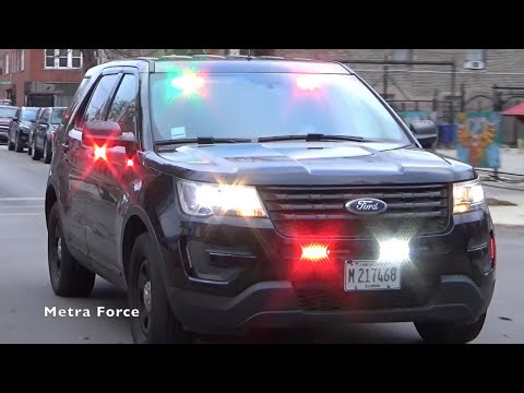 Chicago Fire Dept Unmarked DDC Fire Marshal 4-6-0 Responding