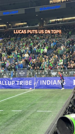 Lucas puts us ahead for his first MLS goal! 😤