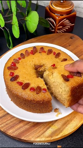 Suji Cake Without Oven