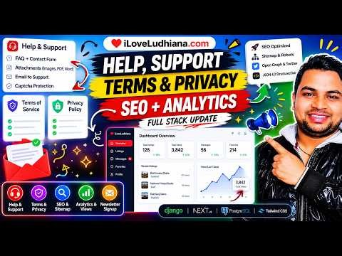I Added SEO, Analytics & Help Center 🚀 | Local Listing Website Update