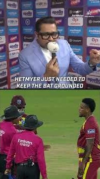Aakash Chopra & Cheteshwar Pujara break down Shimron Hetmyer's run-out | #INDvWI