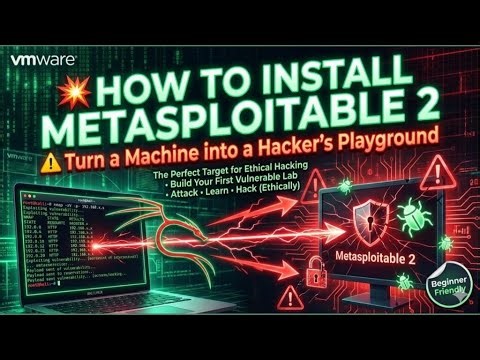 How To Install Metasploitable 2 On VMware Workstation PRO + Connection With Kali Linux !!!