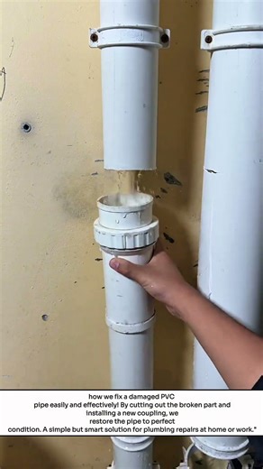 How to Repair a Broken PVC Pipe | Professional Plumbing Fix