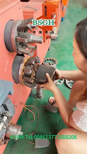 Watch This Machine Pull Copper Windings Out of Motor Stators! | BSM-20 Motor Recycling Machine