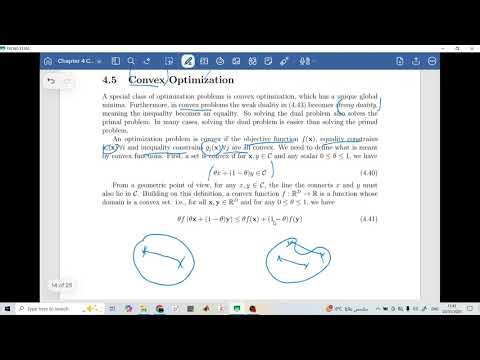 Chapter 4: Continuous Optimization- Convex Optimization