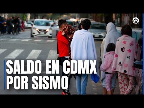 Suman 854 réplicas tras sismo de 6.5 que sacudió a CDMX