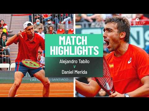 A First Match STATEMENT! | Alejandro Tabilo v Daniel Merida | Highlights | Davis Cup Qualifiers 2026