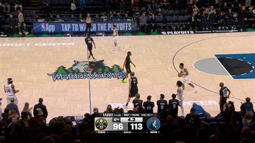 DOMINANCE FROM START TO FINISH.WOLVES WIN GAME 3 AT HOME!MIN leads DEN 2-1 I Game 4: Saturday, 8:30pm/et, ABC