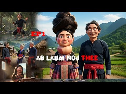Ab laum noj thee cartoon Hmong Ep1